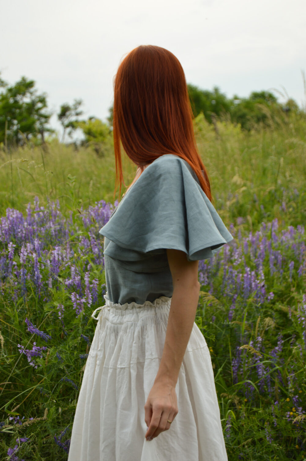 Juliette Blouse with Butterfly Sleeves - Image 8