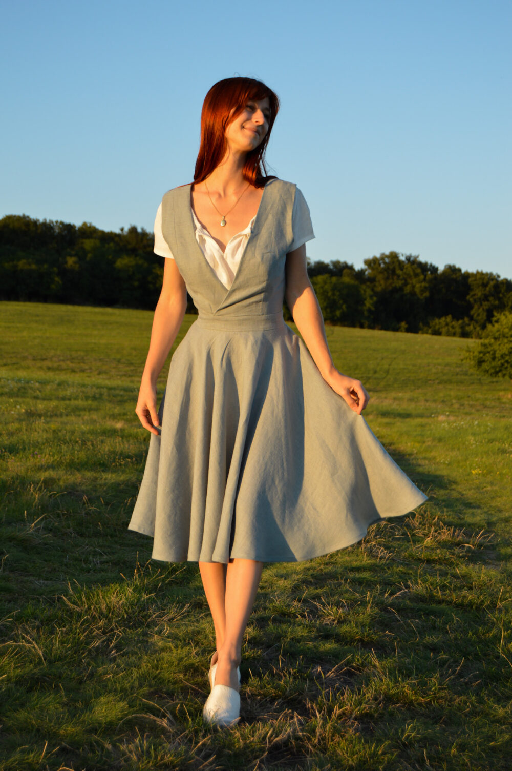 Rosemary Pinafore Dress - Image 2